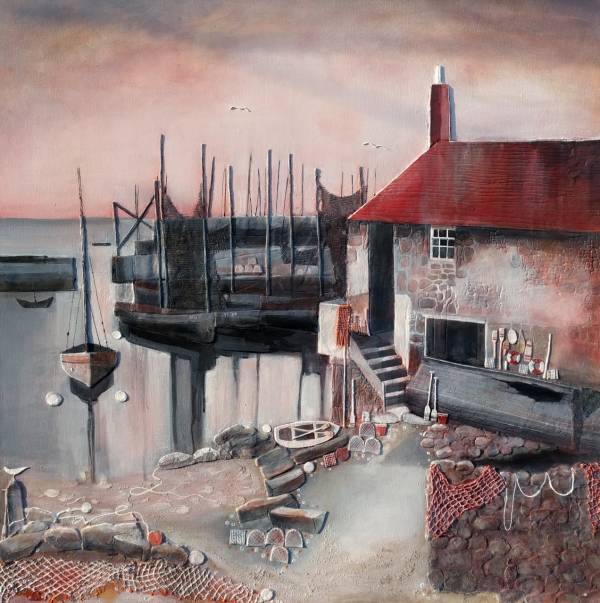 - Mixed Media on Canvas, Painting by Julie Adlard, measuring 80 x 80 cm (H x W) framed at 94 x 94 cm £1325
