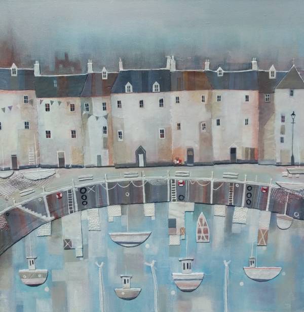 - Mixed Media on Canvas, Painting by Julie Adlard, measuring 50 x 50 cm (H x W) framed at 59 x 59 cm £595