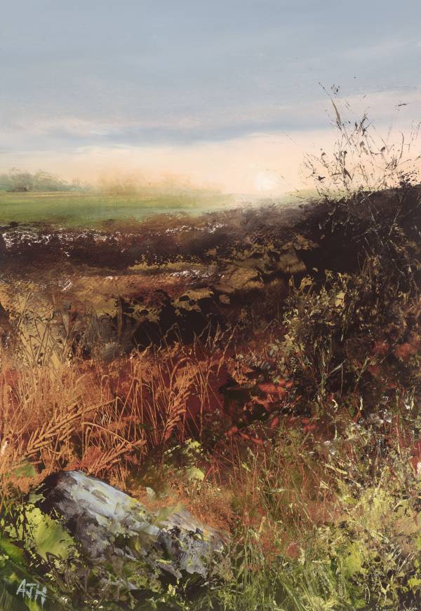 - Oil on Paper, Painting by Amanda Hoskin, measuring 20 x 14 cm (H x W) framed at 39 x 33 cm £495