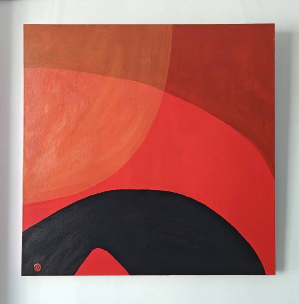 - Acrylic on Canvas, Painting by Martyn Dempsey, measuring 90 x 90 cm (H x W) £1200