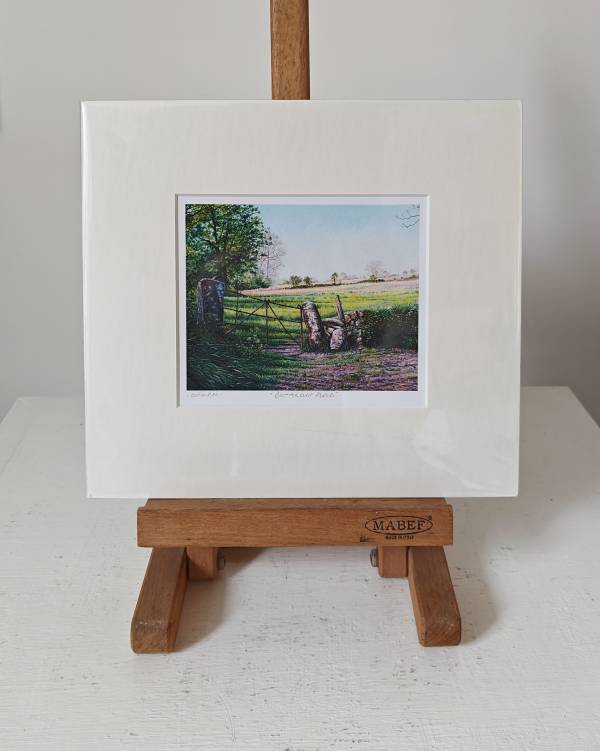- a , Print by Nicholas Smith, measuring 10 x 13 cm (H x W) framed at 22 x 24 cm £15