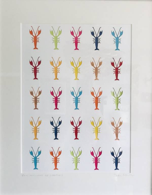 - a , Paper Sculpture by Debs Martin, measuring 37 x 28 cm (H x W) framed at 50 x 43 cm £90