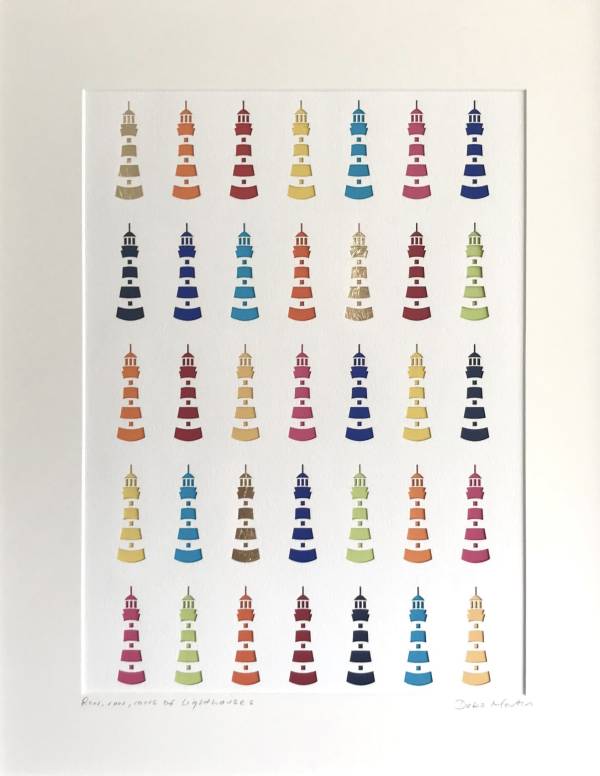 - a , Paper Sculpture by Debs Martin, measuring 37 x 28 cm (H x W) framed at 50 x 43 cm £90