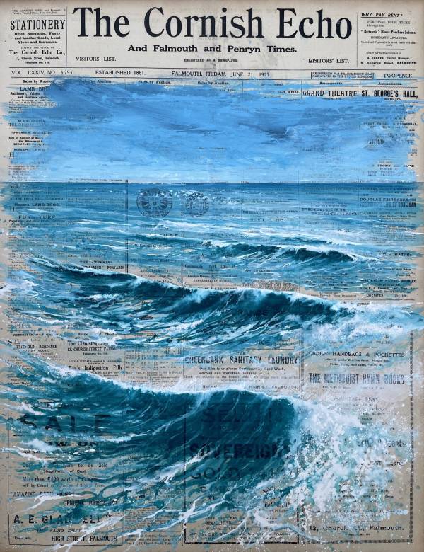 - a , Print by Kit Johns, measuring 28 x 22 cm (H x W) framed at 37 x 31 cm £65