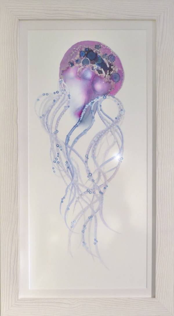 - on Ink, Painting by Jenny Bunt, measuring 57 x 25 cm (H x W) framed at 68 x 38 cm £375