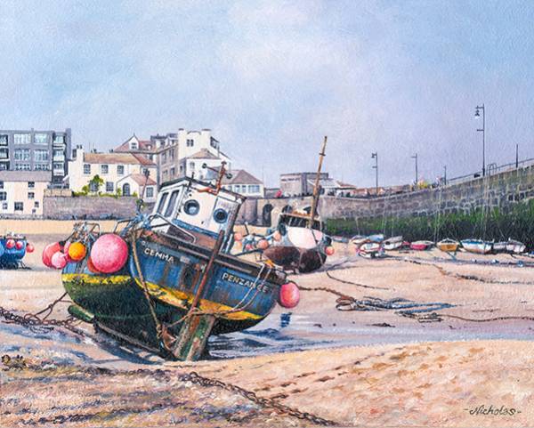 - a , Print by Nicholas Smith, measuring 21 x 30 cm (H x W) framed at 35 x 43 cm £55