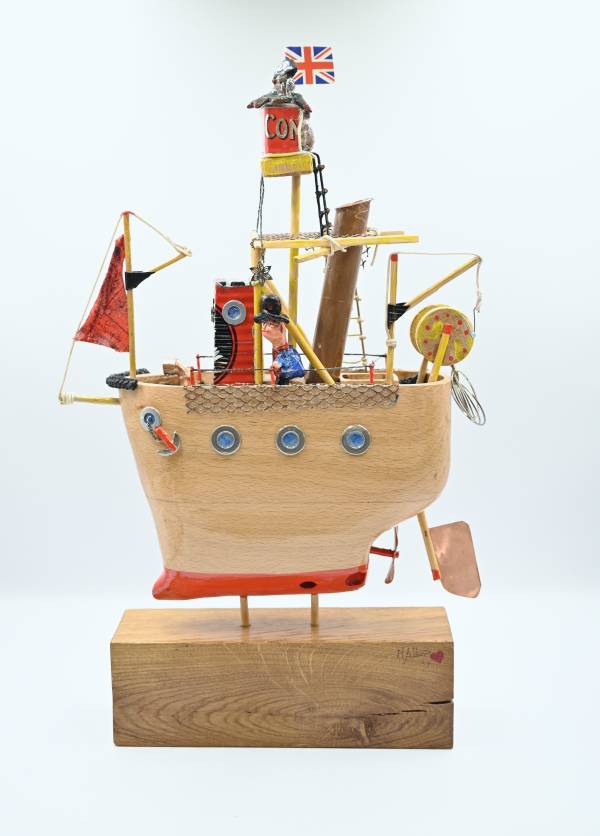 - a , Mixed Media, wood Sculpture by Mark Albon, measuring 47 x 30 cm (H x W) £360