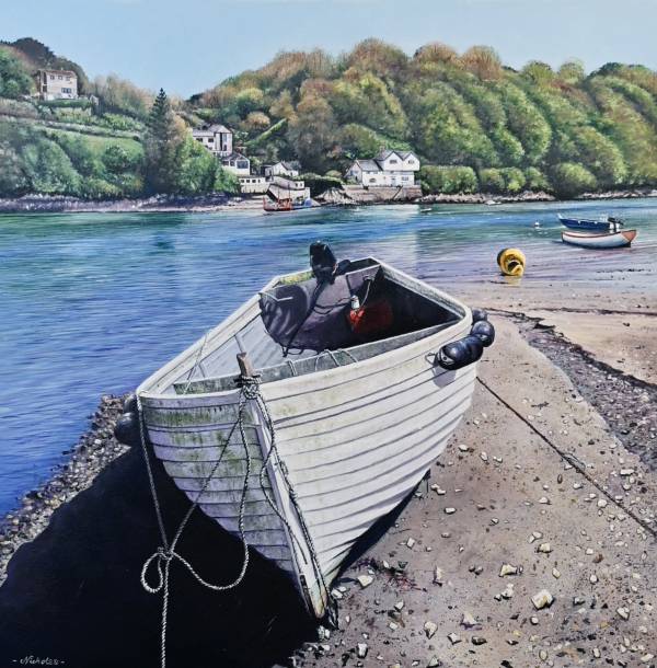 - Oil on Board, Painting by Nicholas Smith, measuring 30 x 30 cm (H x W) framed at 46 x 46 cm £1125