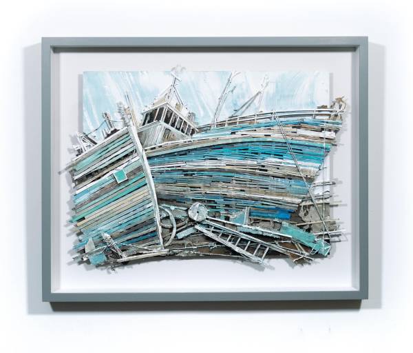 - Oil & Mixed Media on Board, Painting by Theo Crutchley-Mack, measuring 82 x 102 cm (H x W) £2400